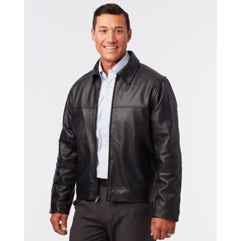 Napa Leather Driving Jacket Thumbnail