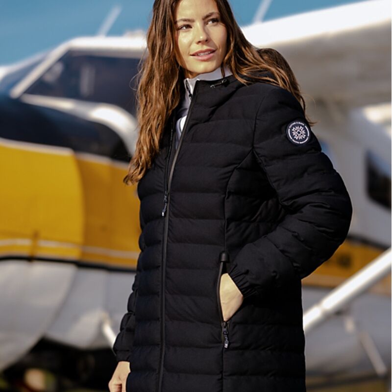 Cutter & Buck Mission Ridge Repreve Eco Insulated Womens Long Puffer Jacket Thumbnail