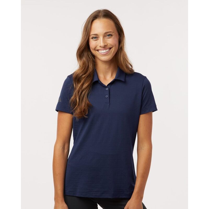 Women's Textured Stripe Polo Thumbnail