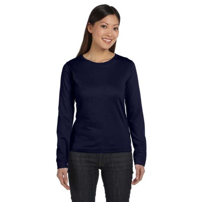 Ladies' Premium Jersey Long-Sleeve T-Shirt Thumbnail