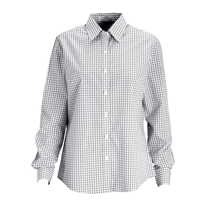 Women?s Easy-Care Gingham Check Shirt Thumbnail