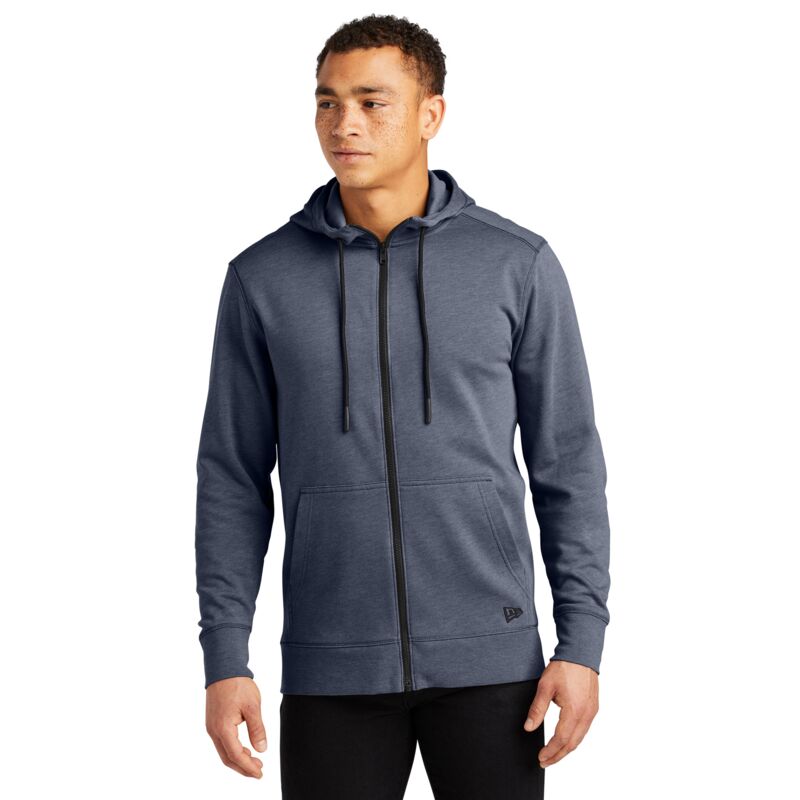 Tri Blend Fleece Full Zip Hoodie Thumbnail