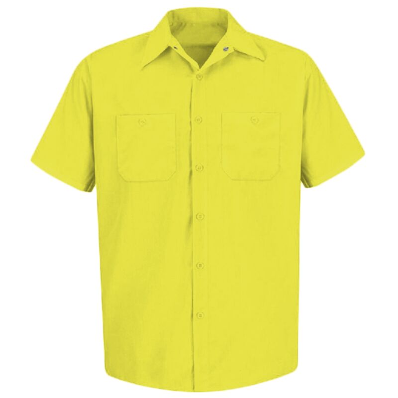 Enhanced Visibility Short Sleeve Work Shirt - Tall Sizes Thumbnail