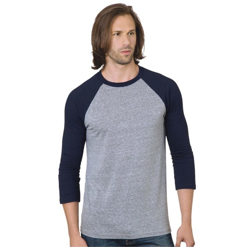Unisex Triblend Three-Quarter Sleeve Raglan T-Shirt Thumbnail