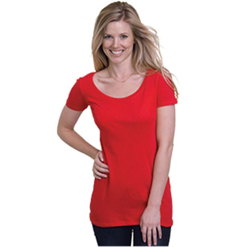 Women's USA-Made Scoop Neck T-Shirt Thumbnail