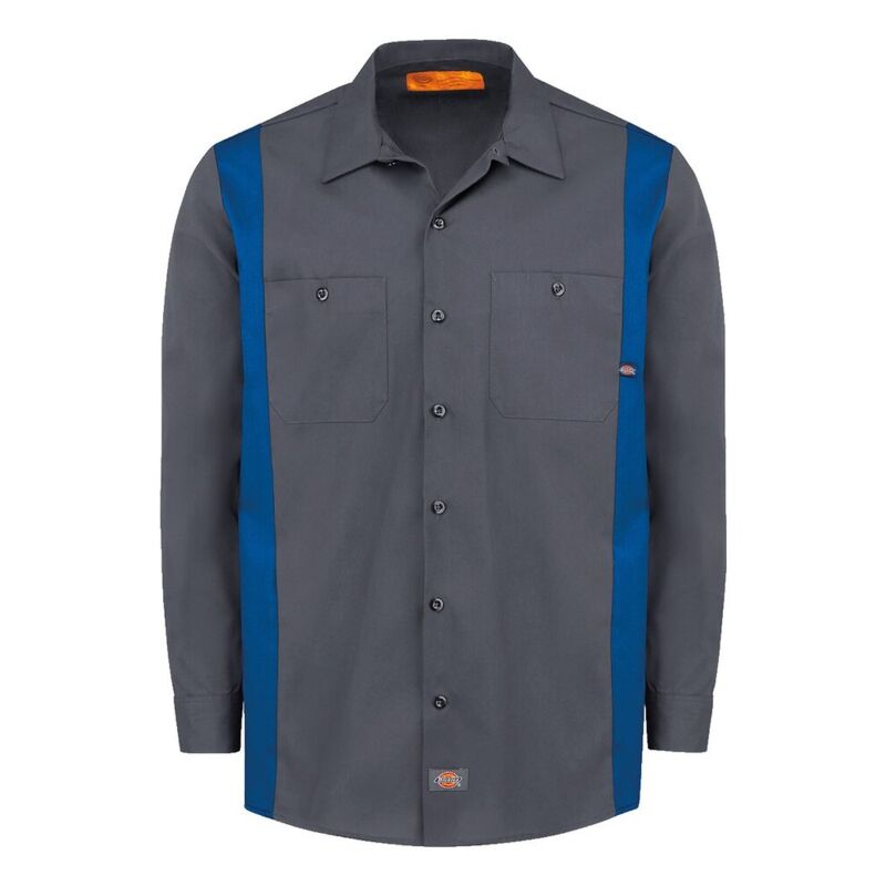 Men's Tall Industrial Colorblocked Long Sleeve Shirt Thumbnail