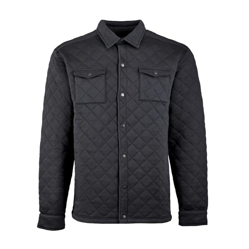 Quilted Jersey Shirt Jacket Thumbnail