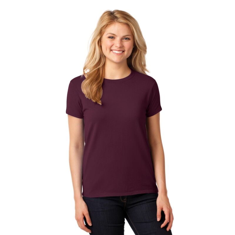Ladies Heavy Cotton 100% Cotton T Shirt Thumbnail